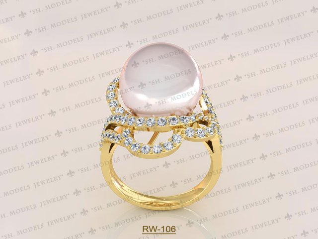 Womens Ring-RW-106 3D Model