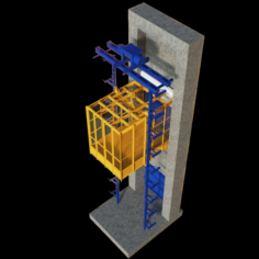 Lift cargo 3D Model