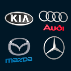 Cars logo 3D Model