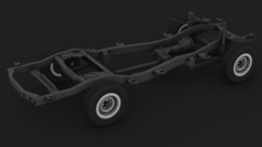 Chassis Toyota LC 80-105 3D Model
