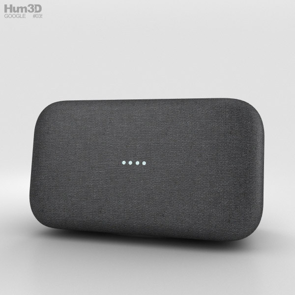 Google Home Max Charcoal 3D Model