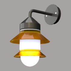 Santorini Wall Lamp 3D Model