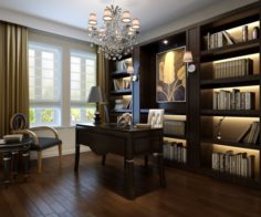 Family office study 1818 3D Model