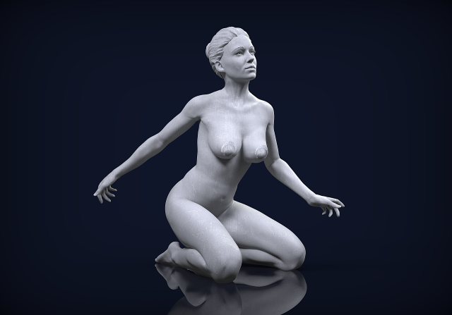 Zbrush Female Sculpt 02 3D Model