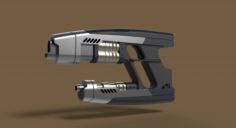 Star-Lord Blaster from Guardians of the Galaxy 2 3D Model