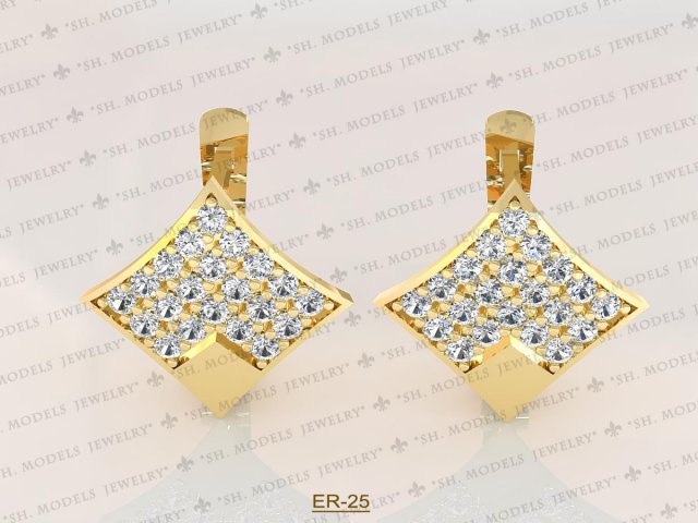 Earrings-25 3D Model