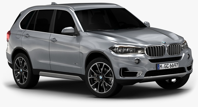 2014 BMW X5 (Low Interior) 3D Model