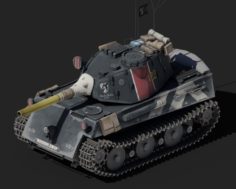 German Tank 3D Model