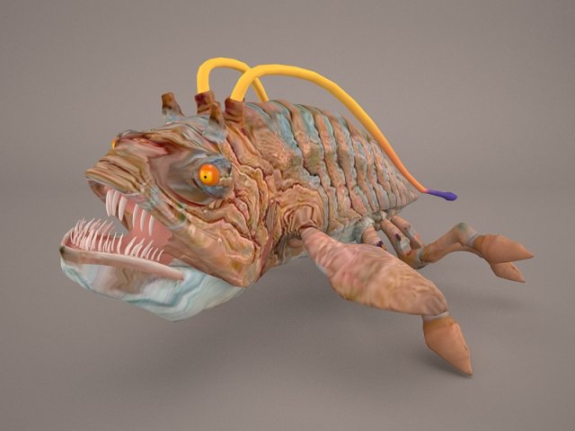 Opee Sea Killer Star Wars 3D Model