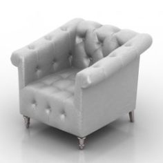 Modern armchair8 3D Model