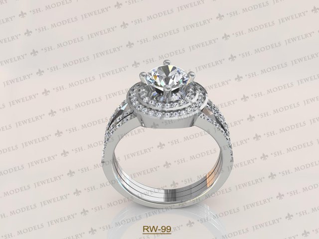 Womens Ring-RW-99 3D Model