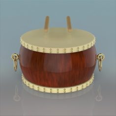 Chinese Drum 3D Model