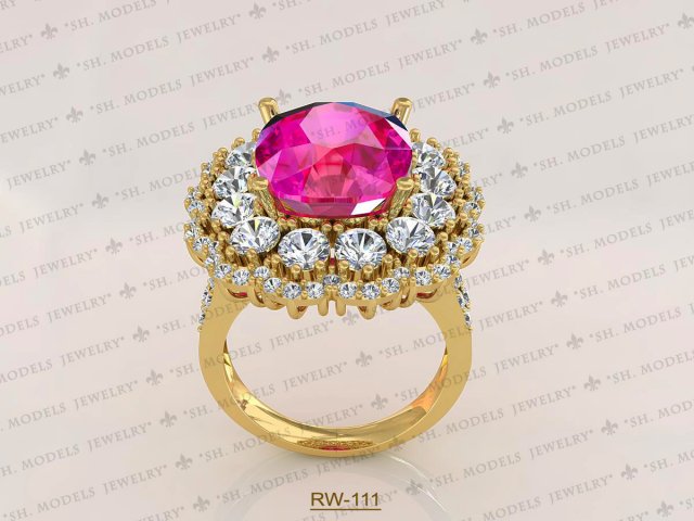 Womens Ring-RW-111 3D Model