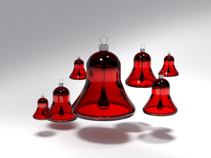 Xmas Bell Free 3D Model