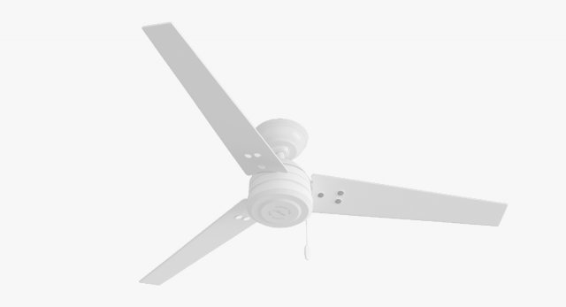 Ceiling Fan – Hanter Cassius white 3D Model