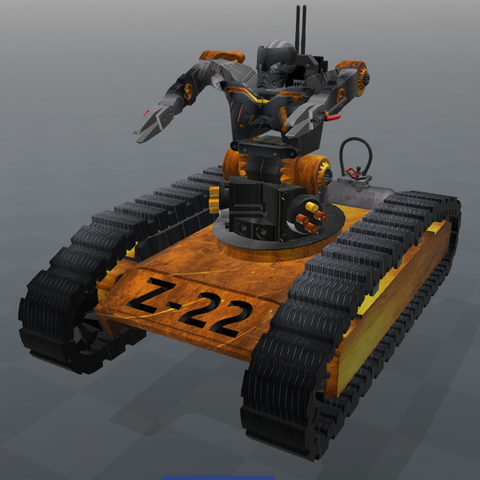 Tank-bot Z-22 series 3D Print Model