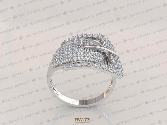 Womens Ring-RW-77 3D Model