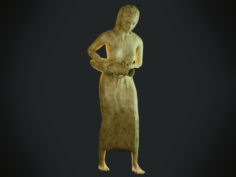 Female Statue 3D Model