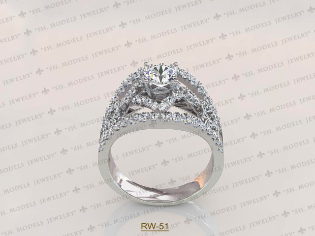 Womens Ring-RW-51 3D Model