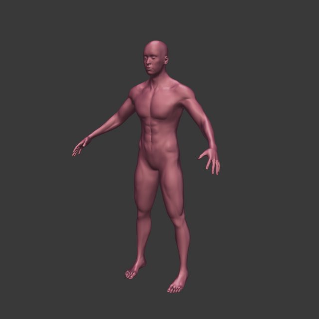 Man Rigged 3D Model