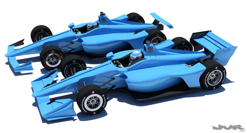 Indycar 2018 – Road + Oval model 3D Model