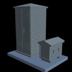 Wardrobe and battery box 3D Print Model