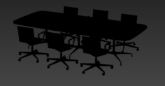 Office Furniture 3D Model