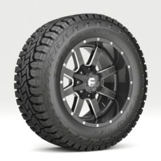 Off Road wheel and tire 7 3D Model