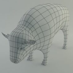 Bison base mesh 3D Model
