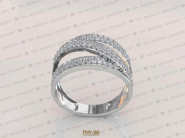 Womens Ring-RW-86 3D Model