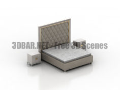 Cavio Gatsby Bed 3D Collection