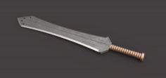 Sword of Erik Killmonger from movie Black Panther 3D Model