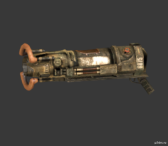 Mad Daddy Launcher 3D Model