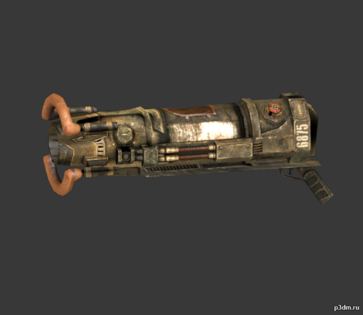 Mad Daddy Launcher 3D Model