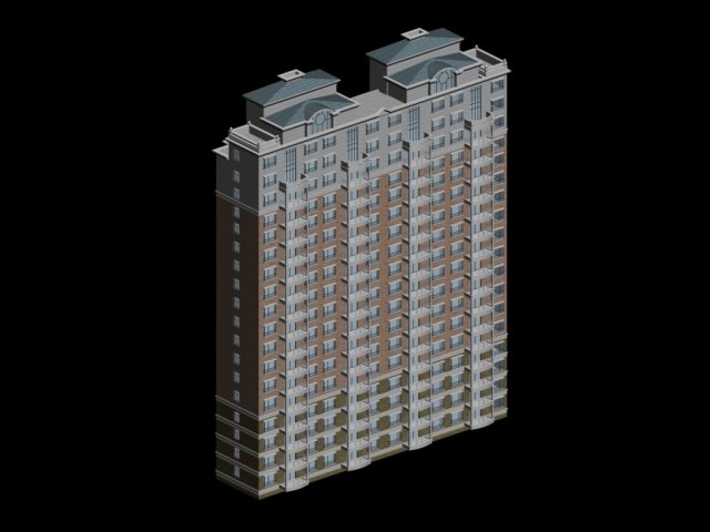 City government office building architectural design – 359 3D Model