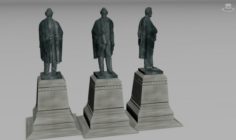 Abraham Lincoln monument Union Square Park 3D Model