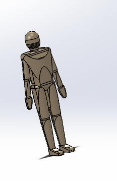 Wood man 3D Model