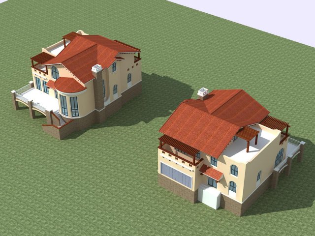 City – alone Villa 1111 3D Model