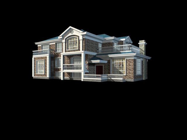 City – alone Villa 1160 3D Model