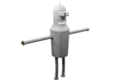 Futurama – Bender old 3D Model