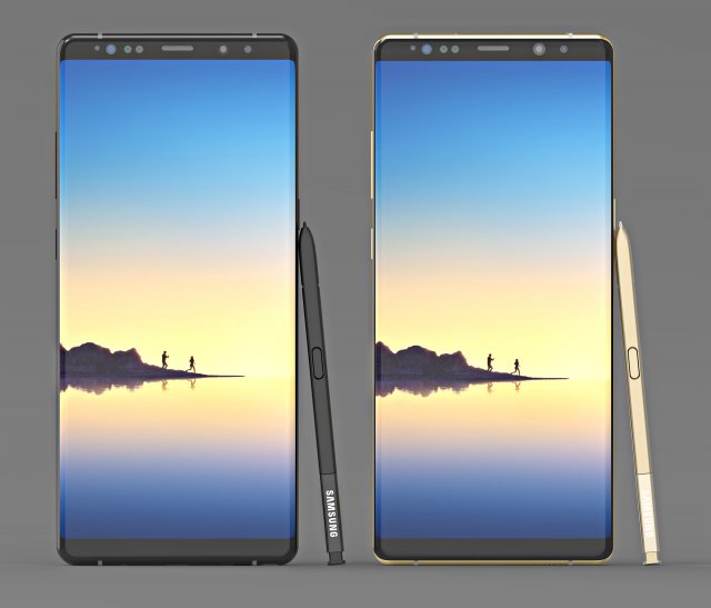 Samsung Galaxy Note 8 3D Model