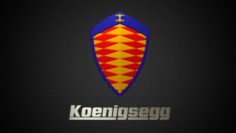 Koenigsegg logo 3D Model