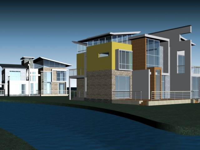 City – alone Villa 1143 3D Model