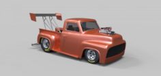 Pickup Dragster 3D Model