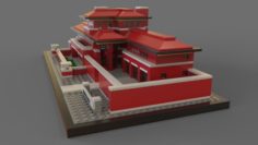 Lego 3d Robie house 3D Model