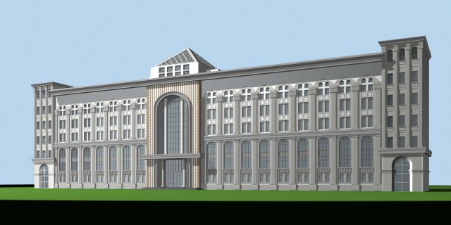 City planning office building fashion design – 198 3D Model