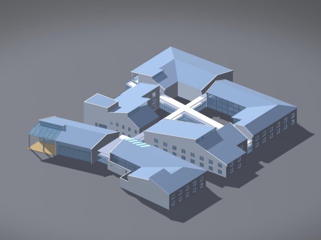 City planning office building fashion design – 282 3D Model