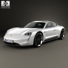Porsche Mission E 2015 3D Model