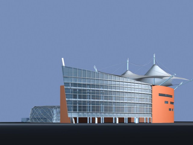 City planning office building fashion design – 149 3D Model