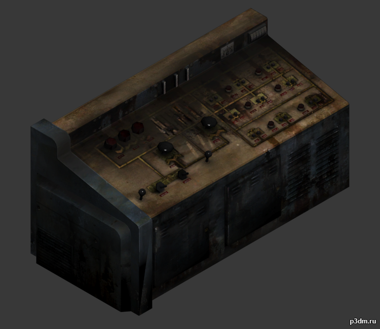 Control Panel 3D Model